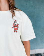 Load image into Gallery viewer, SANTA BELIEVE • embroidered tee (women's)