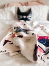 Load image into Gallery viewer, AMUCK, AMUCK, AMUCK • sherpa throw blanket (just restocked)