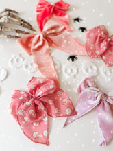 Load image into Gallery viewer, PINK SKELLIES • bow