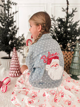 Load image into Gallery viewer, SEQUIN SANTA • kids denim jacket