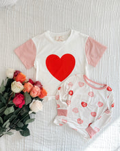 Load image into Gallery viewer, CONVERSATION HEARTS• bamboo kids pajamas (flash)
