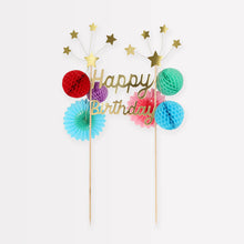 Load image into Gallery viewer, Happy Birthday Cake Topper by Meri Meri