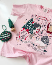 Load image into Gallery viewer, JOLLY SWIFTIE • heavyweight tee (women + kids) pink