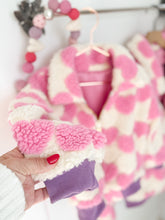 Load image into Gallery viewer, SHERPA HEARTS bomber jacket (women + kids) FLASH