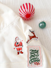 Load image into Gallery viewer, SANTA BELIEVE • embroidered hoodie (kids + youth)