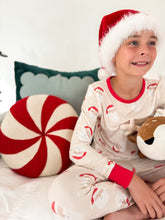 Load image into Gallery viewer, HEY SANTA • pajamas (baby, kids, youth) CREAM