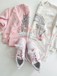 LOVE STORY • pullover (women + kids) CREAM (SALE)