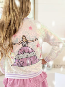 SPEAK NOW • sequin bomber jacket (SALE)