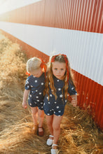 Load image into Gallery viewer, NAVY STARS • kids shorts set