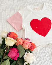 Load image into Gallery viewer, GINGHAM HEART • kids tee