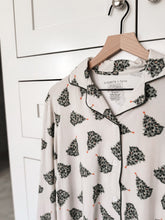 Load image into Gallery viewer, WINTER TREE • bamboo button down pj's (women) two-piece