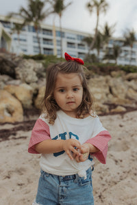GINGHAM USA • women's tee (flash)