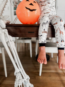 HALLOWEEN ZOO BOO • kids bamboo pjs (two-piece)