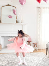 Load image into Gallery viewer, FUZZY HEARTS • oversized cardigan (women + kids)