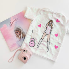 Load image into Gallery viewer, LOVER • SEQUIN TEE (women +kids) (SALE)