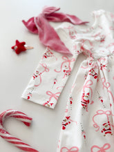Load image into Gallery viewer, SANTA RIBBON • twirl dress
