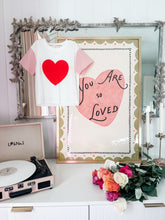 Load image into Gallery viewer, GINGHAM HEART • kids tee