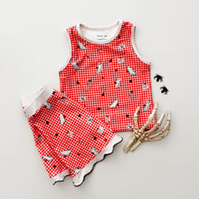 Load image into Gallery viewer, GINGHAM BOO • kids activewear set