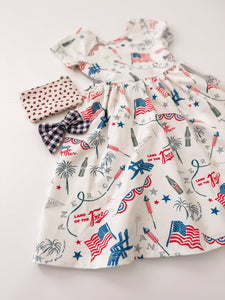 AMERICAN SUMMER • kids twirl dress (flash)