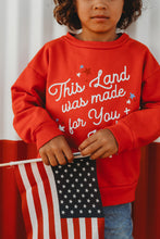 Load image into Gallery viewer, THIS LAND • MEN'S heavyweight tee (blue or white)