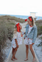 Load image into Gallery viewer, SATIN BOW (double layer) (blue or red)