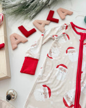 Load image into Gallery viewer, HEY SANTA • pajamas (baby, kids, youth) CREAM