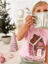 Load image into Gallery viewer, HOME FOR THE HOLIDAYS • pullover (kids)with gingerbread sleeve