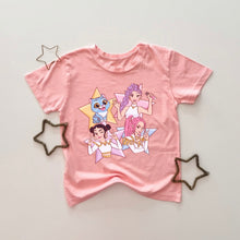 Load image into Gallery viewer, BE GOLDEN • heavyweight tee (women + kids) pink