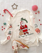Load image into Gallery viewer, SANTA BELIEVE • embroidered mock neck (women's)
