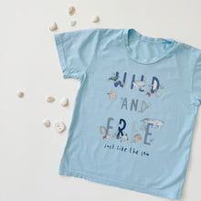 Load image into Gallery viewer, WILD AND FREE • kids tee
