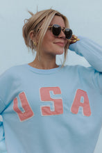 Load image into Gallery viewer, USA PATCHWORK • women's pullover (flash)