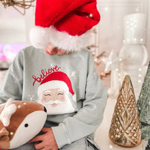 Load image into Gallery viewer, SANTA • kids pullover {sage}