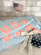 Load image into Gallery viewer, USA PATCHWORK • women's pullover (flash)