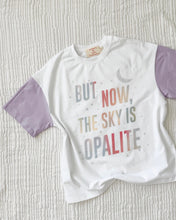 Load image into Gallery viewer, SKY IS OPALITE • color block tee (women and kids)