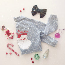 Load image into Gallery viewer, SEQUIN SANTA • kids denim jacket