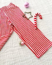 Load image into Gallery viewer, Candy Cane lounge pants (women + kids)