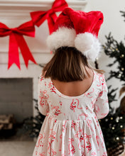 Load image into Gallery viewer, SANTA RIBBON • twirl dress
