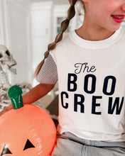 Load image into Gallery viewer, BOO CREW •contrast stripe sleeves (women + kids)