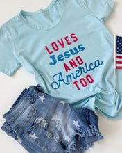Load image into Gallery viewer, LOVES JESUS • women's heavyweight tee
