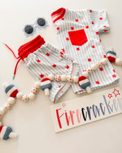 Load image into Gallery viewer, ALL AMERICAN • kids shorts set