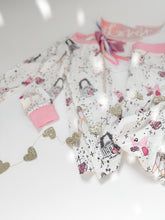Load image into Gallery viewer, LOVER • bamboo kids long sleeve pjs (two-piece) EXTRAS LISTED