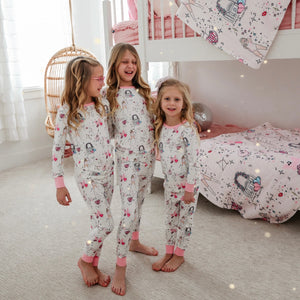 LOVER • bamboo kids long sleeve pjs (two-piece) EXTRAS LISTED