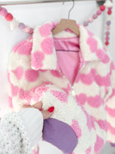 Load image into Gallery viewer, SHERPA HEARTS bomber jacket (women + kids) FLASH