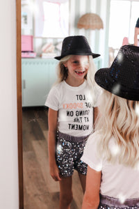 A LOT OF SPOOKY • color block tee (women + kids) SALE