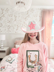 LUCKY • pullover (women + kids) PINK (flash)