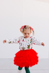 LAYERED TUTU (berry red) (flash)