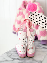 Load image into Gallery viewer, CONFETTI HEARTS • rain boots