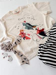 COME, WE FLY • tee (women + kids) Hallo-Cream