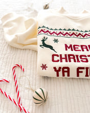 Load image into Gallery viewer, MERRY CHRISTMAS YA FILTHY ANIMAL • embroidered pullover (adults +kids)