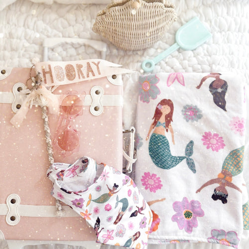 MERMAIDS • beach towel FLASH